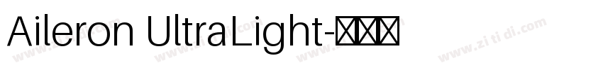 Aileron UltraLight字体转换 Aileron UltraLight字体转换